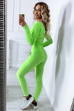 Push up zweiteiliges Set - lime