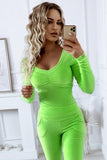Push up zweiteiliges Set - lime