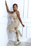 dreiteiliges Set Jogginganzüge Carla -latte