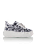 Sneakers Perla pitone / grau