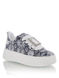 Sneakers Perla pitone / grau