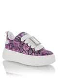 Sneakers Perla pitone / pink