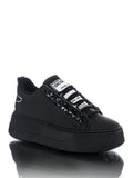 sneaker chunky stones schwarz / schwarz brillante