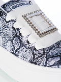 Sneakers Perla pitone / grau