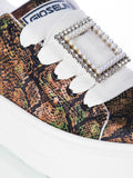 Sneakers Perla pitone / braun